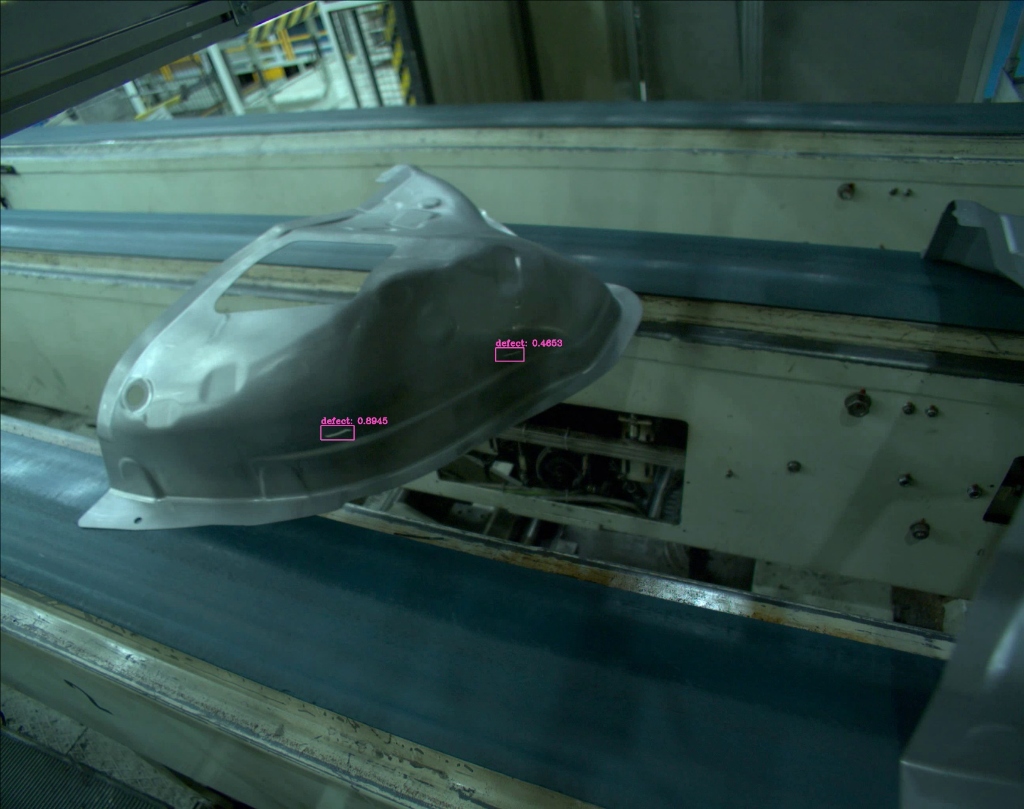 Industrial AI Surface Defect Inspection Automotive